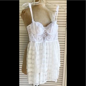 Lingerie For Love & Lemons Victoria Secret **NWT** sexy  Lacey slip dress Small